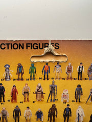 Vintage 1983 Kenner Star Wars Admiral Ackbar Return of the Jedi 65 back MOC sealed action figure with coin offer, yellowed bubble with visible crack, unpunched card with hanger wear, front view collectible
