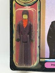 Vintage Star Wars Imperial Dignitary POTF 92 back coin Kenner Power of the Force MOC yellow bubble
