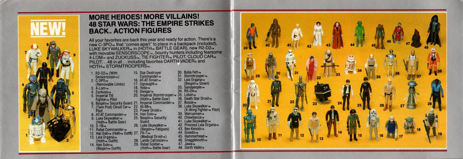Vintage Kenner Star Wars action figures collection from Throwback Toys Canada